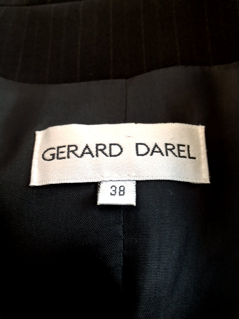 Gerard Darel Jakkesæt (Sort, Str. 38) inkl. jakke, bukser og nederdel